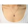 imageGin ampamp Grace 10K Rose Gold Purplish Pink Natural Garnet Pendant with Diamond Daily Work Wear Jewelry for Women Gifts for her Valentines Day Gift for her