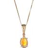 imageGin ampamp Grace 10K Yellow Gold Genuine Citrine Diamond SI1 Pendant Necklace with Gold Chain for Women Holiday Gifts Jewelry Gifts Valentines Day Gift for her