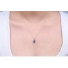 imageGin ampamp Grace 10K Yellow Gold Genuine London Blue Topaz Diamond Pendants with Chain for Women Ethically Authentically ampamp Organically Sourced Emerald shaped London Blue Topaz handcrafted Jewelry Gifts For Her Holiday Season Gifts