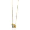 imageGin ampamp Grace 10K Yellow Gold Genuine London Blue Topaz and Genuine Aquamarine Necklace for Women