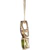 imageGin ampamp Grace 10K Yellow Gold Genuine Peridot Natural Diamond I1I2 Pendant Necklace with Gold Chain for Women Holiday Gifts Jewelry Gifts