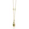 imageGin ampamp Grace 10K Yellow Gold Genuine Peridot ampamp Natural Diamond I1 Pendant for Women