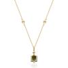 imageGin ampamp Grace 10K Yellow Gold Genuine Peridot ampamp Natural Diamond I1 Pendant for Women
