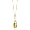 imageGin ampamp Grace 10K Yellow Gold Genuine Peridot ampamp Natural Diamond I1 Pendant for Women Holiday Gifts Valentines Day Gift for her
