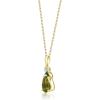 imageGin ampamp Grace 10K Yellow Gold Genuine Peridot ampamp Natural Diamond I1 Pendant for Women Holiday Gifts Valentines Day Gift for her