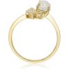 imageGin ampamp Grace 10K Yellow Gold Natural Ethiopian Opal Ring with Diamonds for women  Ethically authentically ampamp organically sourced Ovalcut shaped opal handcrafted jewelry for her  Opal Ring for women
