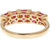 imageGin ampamp Grace 10K Yellow Gold Natural Ruby Diamond I1I2 Engagment Propose Promise Ring for Women