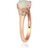imageGin ampamp Grace 14K Rose Gold Natural Ethiopian Opal Ring with Real Diamonds for women  Ethically authentically ampamp organically sourced Oval shaped opal handcrafted jewelry for her  Opal Ring for women