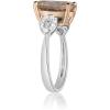 imageGin ampamp Grace 14K Two Tone Gold Genuine Morganite Ring with Diamonds for Women Holiday Gifts  Ethically Authentically ampamp Organically Sourced Ovalcut shaped Morganite handcrafted jewelry for her