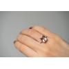 imageGin ampamp Grace 14K Two Tone Gold Genuine Morganite Ring with Diamonds for women  Ethically authentically ampamp organically sourced Cushioncut shaped Morganite handcrafted jewelry for her  Morganite Ring for womenDiamond