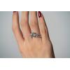 imageGin ampamp Grace 14K White Gold Genuine Aquamarine Ring with Diamonds for women  Ethically authentically ampamp organically sourced Ovalcut shaped Aquamarine handcrafted jewelry for her  Aquamarine Ring for womenDiamond