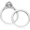 imageGin ampamp Grace 14K White Gold Genuine Aquamarine Ring with Diamonds for women  Ethically authentically ampamp organically sourced Pearcut shaped Aquamarine handcrafted jewelry for her  Aquamarine Ring for womenDiamond