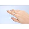 imageGin ampamp Grace 14K White Gold Natural White Diamond Ring for women  Ethically authentically ampamp organically sourced Roundcut shaped Diamond handcrafted jewelry for her  Diamond Ring for women