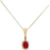 imageGin ampamp Grace 14K Yellow Gold Mexican Natural Fire Oval Cut Opal ampamp Natural Diamond I1I2 Pendant for Women