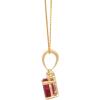 imageGin ampamp Grace 14K Yellow Gold Mexican Natural Fire Oval Cut Opal ampamp Natural Diamond I1I2 Pendant for Women