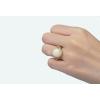 imageGin ampamp Grace 14K Yellow Gold Natural Ethiopian Opal Ring with Real Diamonds for women  Ethically authentically ampamp organically sourced Cushioncut shaped opal handcrafted jewelry for her  Opal Ring for women