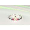 imageGin ampamp Grace 18K White Gold Genuine Ruby and Natural Opal Diamond SI1 Propose Promise Ring Size 7 for Women