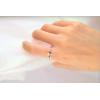 imageGin ampamp Grace 18K White Gold Genuine Ruby and Natural Opal Diamond SI1 Propose Promise Ring Size 7 for Women