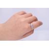 imageGin ampamp Grace 925 Sterling Silver Mozambique Genuine Tanzanite Ring with Diamonds for womenEthically Sterling Silver gemstone stone tanzanite