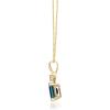 imageGin ampamp Grace womens 14K Gold Genuine Topaz Pendant With Natural Diamonds  Ethically Authentically ampamp Organically Sourced Emerald Shaped Topaz HandCrafted Jewelry TW2577PLBT Yellow