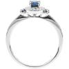 imageGin and Grace 10K White Gold Genuine Blue Sapphire Ring with Diamonds for Women Holiday Gifts  Ethically Authentically ampamp Organically Sourced OvalCut shaped Sapphire handcrafted jewelry for her  Sapphire Ring for Women Holiday Gifts