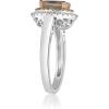 imageGin and Grace 14K Two Tone Gold Genuine Morganite Ring with Diamonds for Women Holiday Gifts  Ethically Authentically ampamp Organically Sourced Ovalcut shaped Morganite handcrafted jewelry for her  Morganite Ring for Women Holiday Gifts
