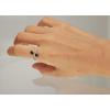 imageGin and Grace 14K White Genuine Blue Sapphire Ring with Diamonds for women  Ethically authentically ampamp organically sourced PearCut shaped Sapphire handcrafted jewelry for her  Sapphire Ring for women