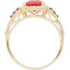 imageGin and Grace 14K Yellow Gold Natural Mexican Fire Opal Ring with Diamonds for women  Ethically authentically ampamp organically sourced Turquoise shaped opal handcrafted jewelry for her  Fire Opal Ring for women