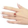 imageGin and Grace 14K Yellow Gold Natural Mexican Fire Opal Ring with Diamonds for women  Ethically authentically ampamp organically sourced Turquoise shaped opal handcrafted jewelry for her  Fire Opal Ring for women