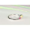imageGin and Grace 18K White Gold Genuine Ruby and Natural Ethiopian Opal Ring with Real Diamonds for women  Ethically authentically ampamp organically sourced Pearcut shaped opal handcrafted jewelry for her  Opal Ring for women