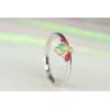 imageGin and Grace 18K White Gold Genuine Ruby and Natural Ethiopian Opal Ring with Real Diamonds for women  Ethically authentically ampamp organically sourced Pearcut shaped opal handcrafted jewelry for her  Opal Ring for women