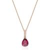 imageGin ampamp Grace 10K Rose Gold Purplish Pink Natural Garnet DiamondI1 Pendant Necklace with Daily Work Wear Jewelry for Women Holiday Gifts Gifts for Her