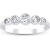 imageGin ampamp Grace 14K White Gold Natural White Diamond Ring for women  Ethically authentically ampamp organically sourced Roundcut shaped Diamond handcrafted jewelry for her  Diamond Ring for women