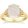imageGin and Grace 10K Yellow Gold Natural Australian Opal Ring with Real Diamonds for women  Ethically authentically ampamp organically sourced Ovalcut shaped opal handcrafted jewelry for her  Opal Ring for women