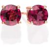 imageGin ampamp Grace 10K Rose Gold Purplish Pink Natural Garnet Stud Earring for Women