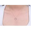 imageGin ampamp Grace 10K White Gold Genuine Blue Sapphire Round With Natural Diamond I1 Pendant for women