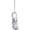 imageGin ampamp Grace 10K White Gold Natural Diamond I1I2 ampamp Genuine Aquamarine Pendant Necklace with Gold Chain for Women Mothers Day Jewelry Gifts
