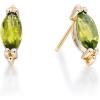 imageGin ampamp Grace 10K Yellow Gold With Genuine Peridot Stud Earring for Women Holiday Gifts