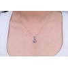 imageGin ampamp Grace 14K Yellow Gold Natural Tanzanite and Natural Diamond I1 Pendant for Women