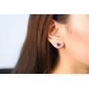 imageGin ampamp Grace 14K Yellow Gold Stud Earring Genuine Amethyst Daily Work Wear Jewelry for Women Gifts for Her