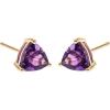 imageGin ampamp Grace 14K Yellow Gold Stud Earring with Amethyst Daily Work Wear Jewelry for Women Holiday Gifts Gifts for Her