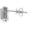 imageGin ampamp Grace 14k White Gold Genuine Aquamarine Diamond SI1 Stud Earring for Women