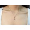 imageGin ampamp Grace Valentines Jewelry 10K Rose Gold Genuine Morganite Pendant for Women