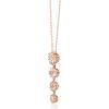 imageGin ampamp Grace Valentines Jewelry 10K Rose Gold Genuine Morganite Pendant for Women
