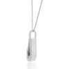 imageGin ampamp Grace Valentines Jewelry 10K White Gold Genuine Blue Sapphire with Natural Diamond I1I2 Pendant Necklace for Women