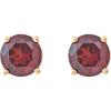 imageGin ampamp Grace 10K Rose Gold Purplish Pink Natural Garnet Stud Earring for Women Holiday Gifts Jewelry Gifts