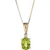 imageGin ampamp Grace 10K Yellow Gold Genuine Peridot Diamond SI1 Pendant Necklace with Gold Chain for Women Holiday Gifts Jewelry Gifts Valentines Day Gift for her
