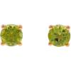 imageGin ampamp Grace 10K Yellow Gold Stud Earring with Genuine Peridot Daily Work Wear Jewelry for Women Holiday Gifts Gifts for Her