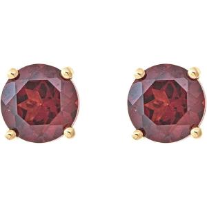 imageGin ampamp Grace 10K Rose Gold Purplish Pink Natural Garnet Stud Earring for Women Holiday Gifts Jewelry Gifts