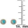 imageGin ampamp Grace 10K Yellow Gold Natural Opal ampamp Diamond I1I2 Celestial Stud Earring for Women